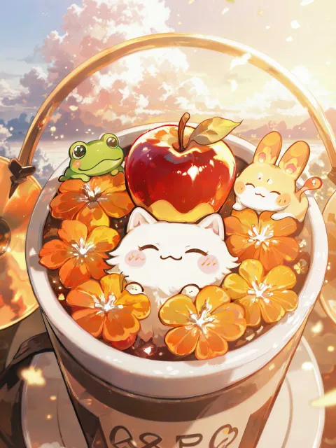 仲良しカフェのスペシャルドリンク