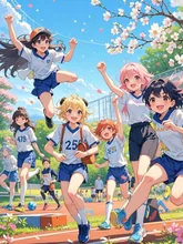 🌟イベント 第47弾·AIが描いた春の運動会のお祭りです の投稿作品