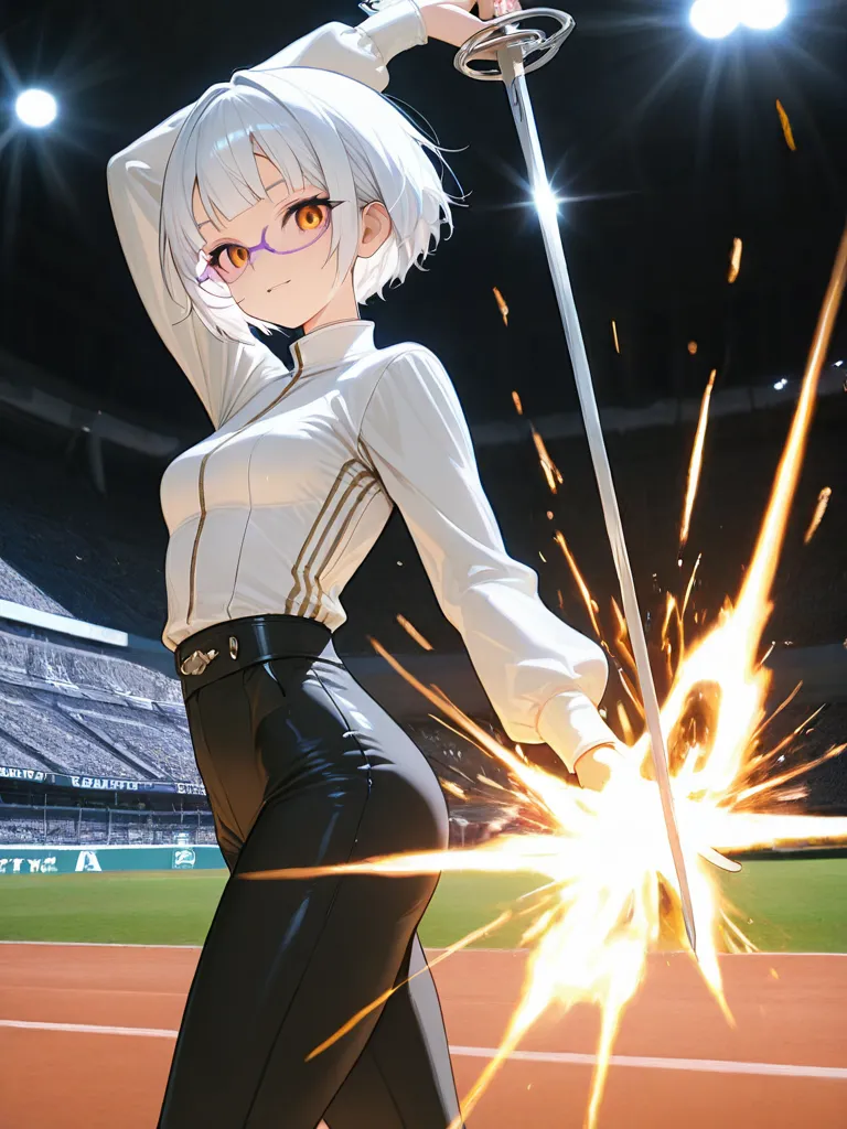 アニメが現実に走进 - フェンシング選手 / lool