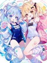 スク水猫ちゃんズ