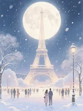 月夜の光