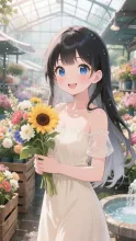 花屋さんの結衣。