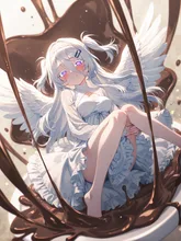 チョコレートに覆われて