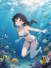 画像生成チャレンジ·素潜り の投稿作品