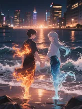 夜の街で待ち合わせ·チャレンジ の投稿作品