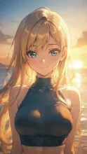 挑戦終了・ハイネックビキニ⑤