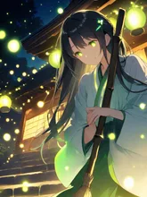 蛍を見ながら掃除