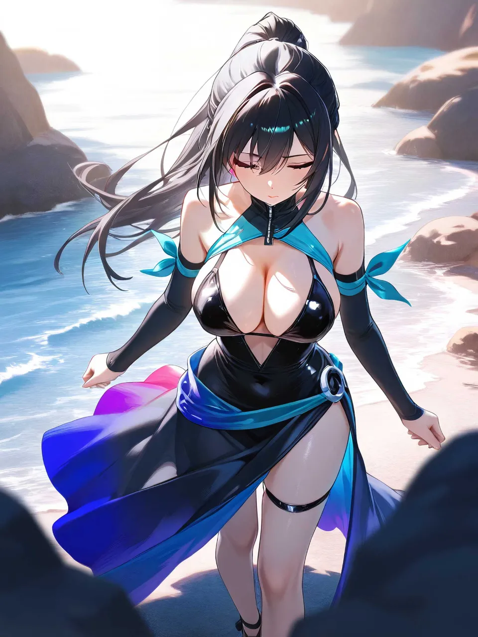 海の美女