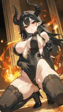 妖艶なサキュバス·夜を誘う悪魔の美女 の投稿作品