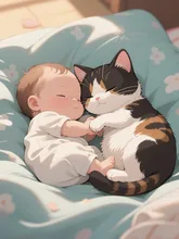 ネコと赤ちゃん