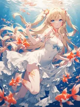 金魚女の子