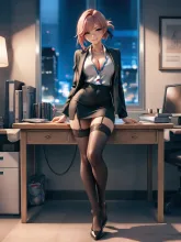 OL……? — タイツイラストのAIイラスト|SUPPART