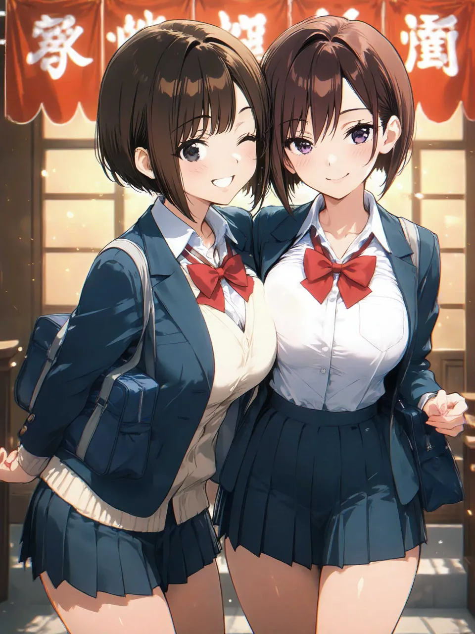 ゆま「こ、こうかな💦」かんな「先生まだまだいけるじゃん❤️」ゆま「そ、そぉ？💦」