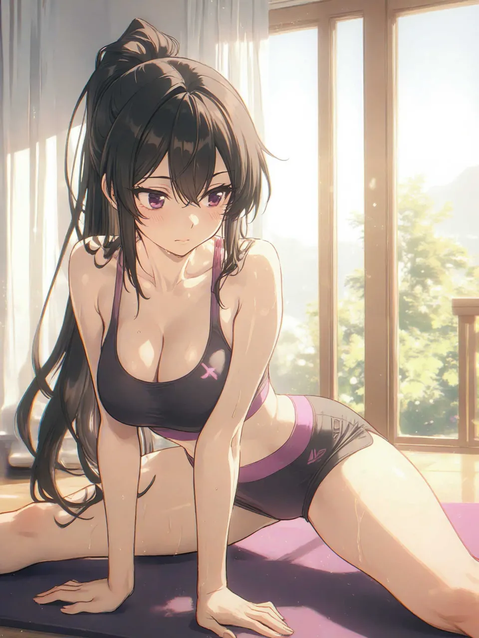 後ろ押して〜