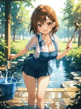 打ち水の朝·初夏チャレンジ の投稿作品