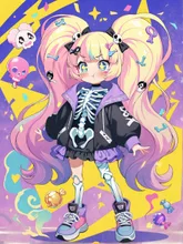 スケルトン×ちび女の子