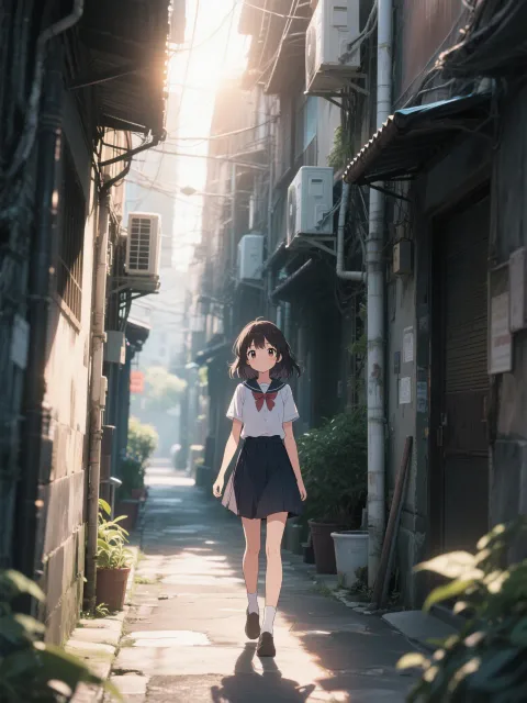 路地裏の発見