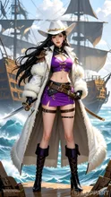 この海を渡る覚悟はあるか？🏴‍☠️ — SUPP7tjgap459さんのAIイラスト