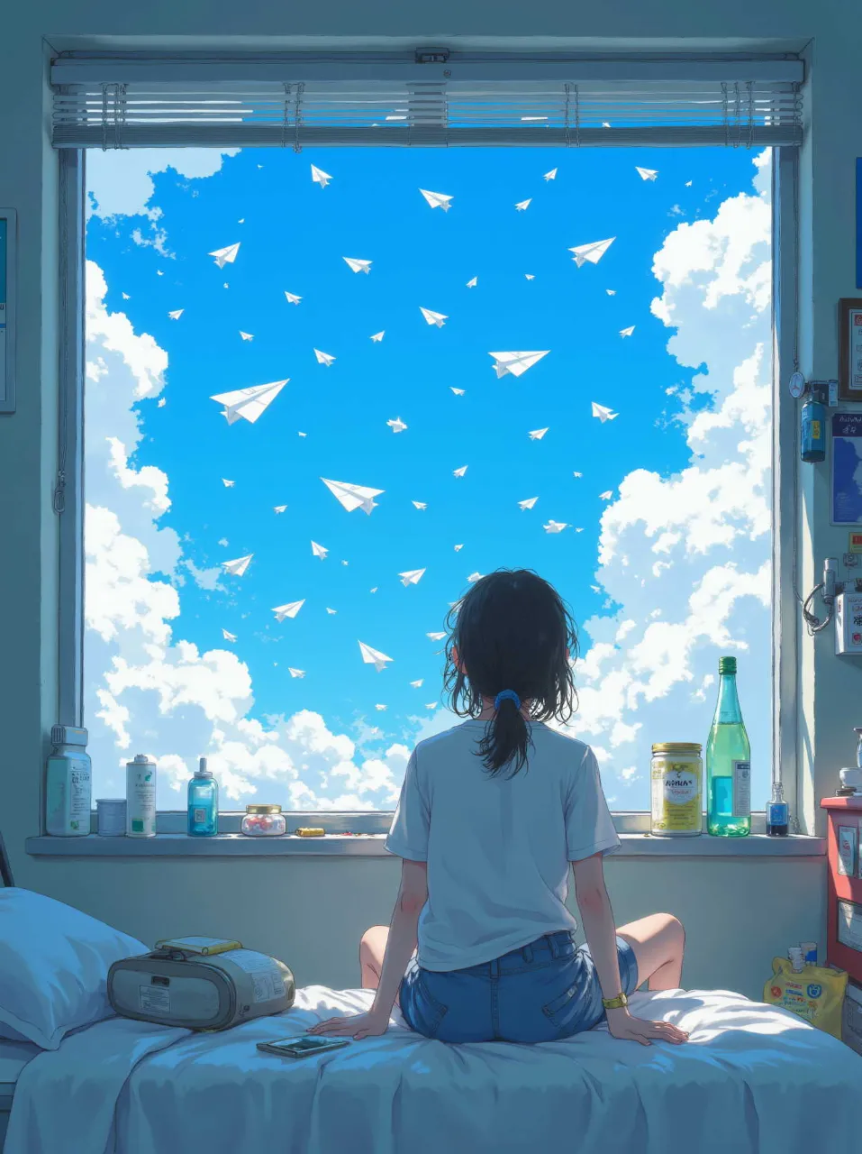 透き通るイラスト