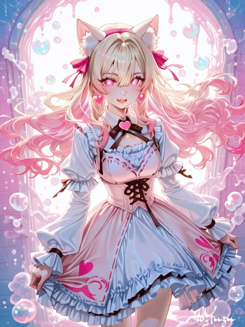 カラフルゼリー, イラスト, アニメ風 - 画像生成チャレンジ / ゆずち