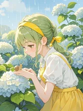 梅雨のカタツムリ