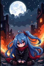 炎使いのネクロドール — 厨二病さんのAIイラスト