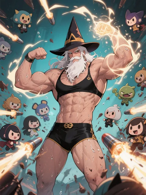 筋肉の魔法使い