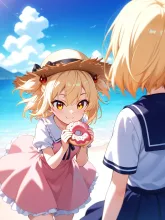 麦わらと潮風·夏の海辺で の投稿作品