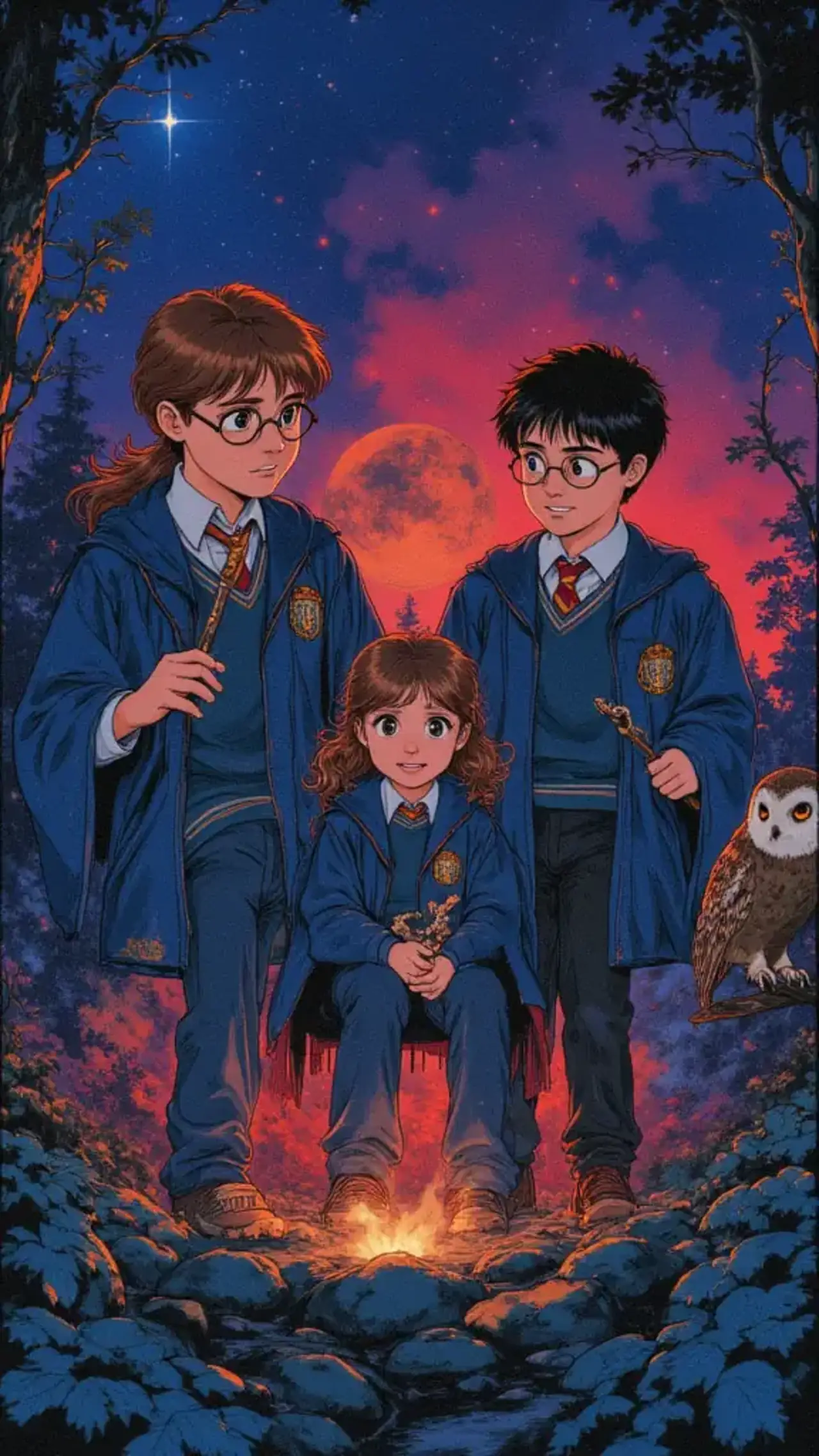 日本のアニメ風