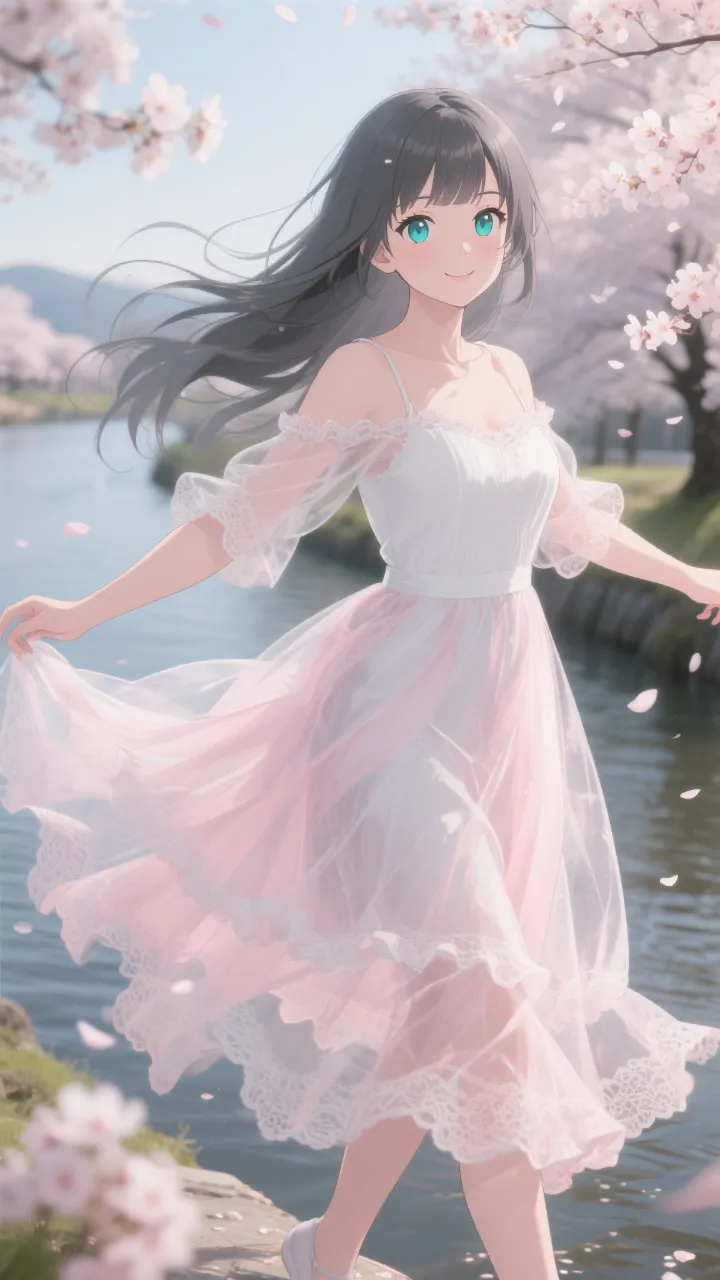 ドレスを纏う、結衣。