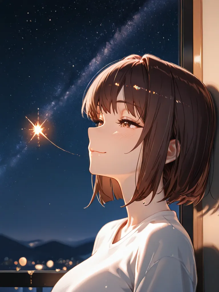 天体観測:♪始めようか天体観測、ほうき星を探して — ドラゴンYAさんのAIイラスト