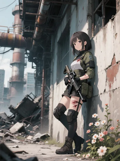 戦闘の片隅で