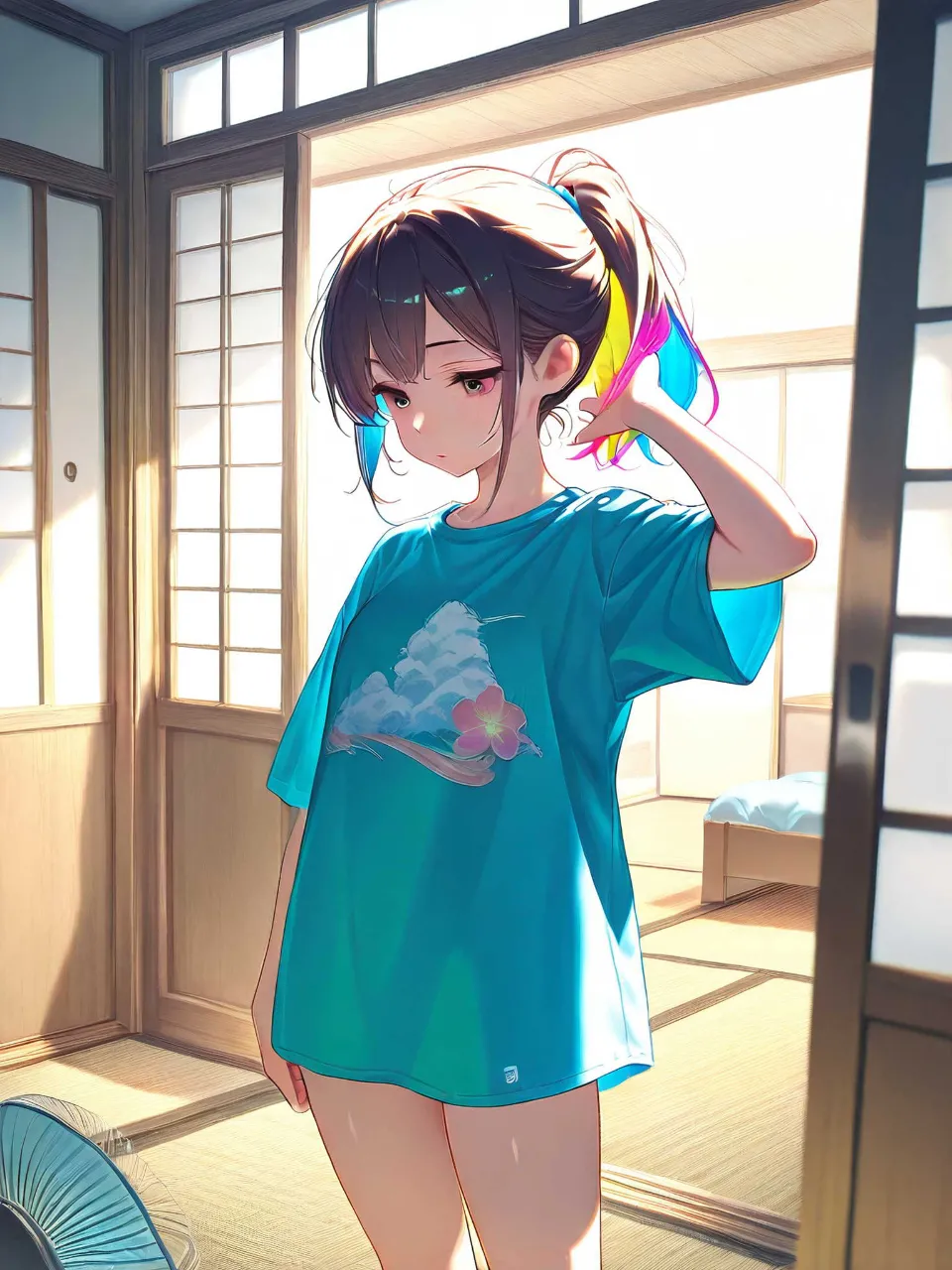 あー涼しい