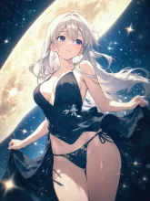 星空デートの彼女·星降る夜のデート の投稿作品