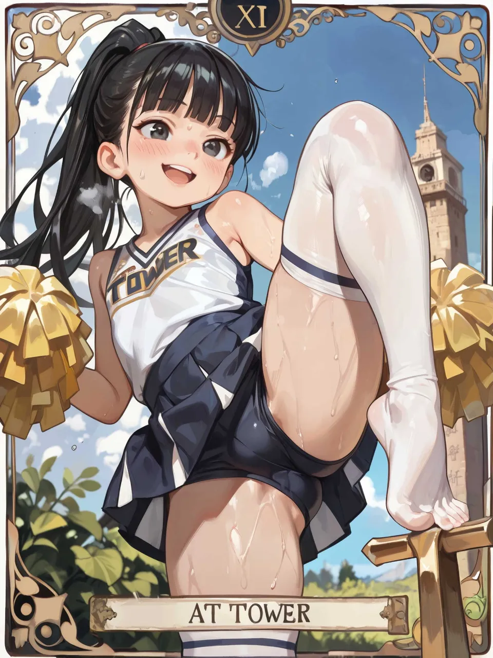 「THE TOWER」脚が上がりきってないぞっ!!