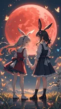 月夜の兎