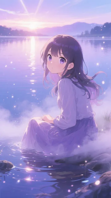 fancy and cute anime style - 夜明け前の孤独