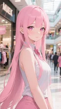 ピンク髪乙女💕ショッピングモールデート❤️
