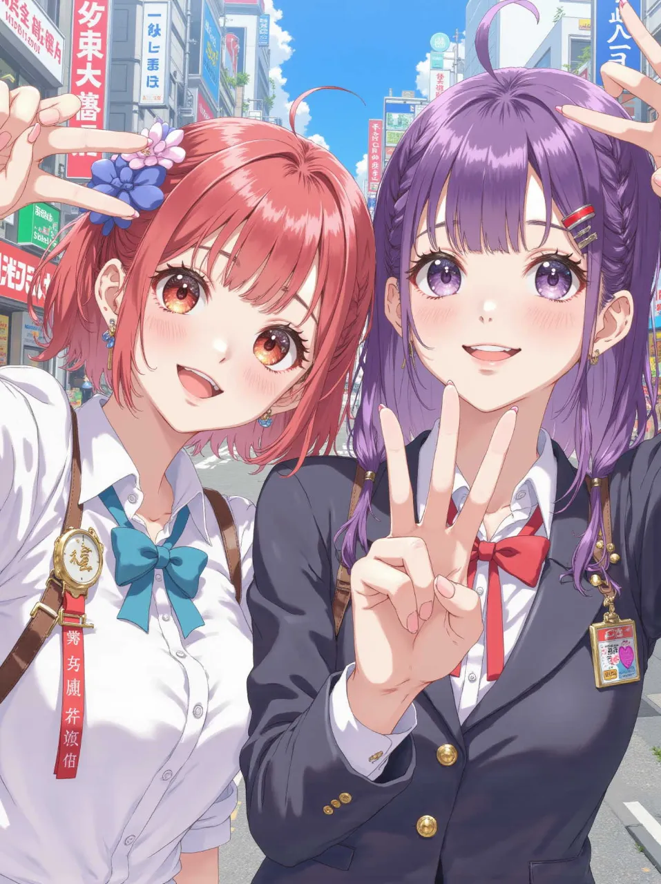 放課後、世界の中心で(指の数は気にせんでええで😁)