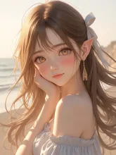 白ワンピ·夏の木漏れ日 の投稿作品