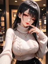 真っ赤な口紅·グラスに残る跡 の投稿作品