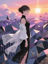 Geometric Polygon Sky