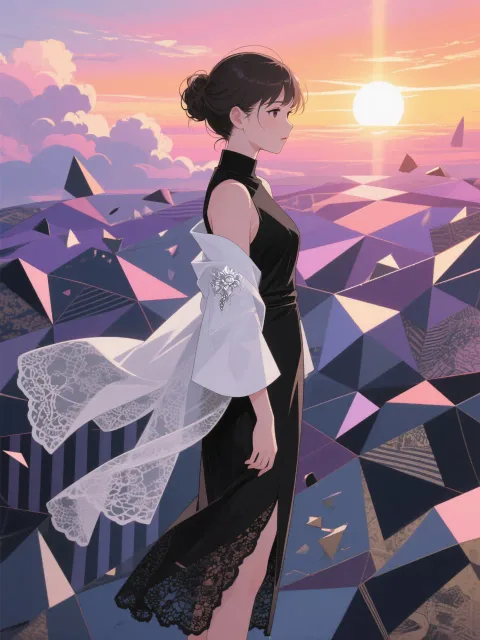 Geometric Polygon Sky