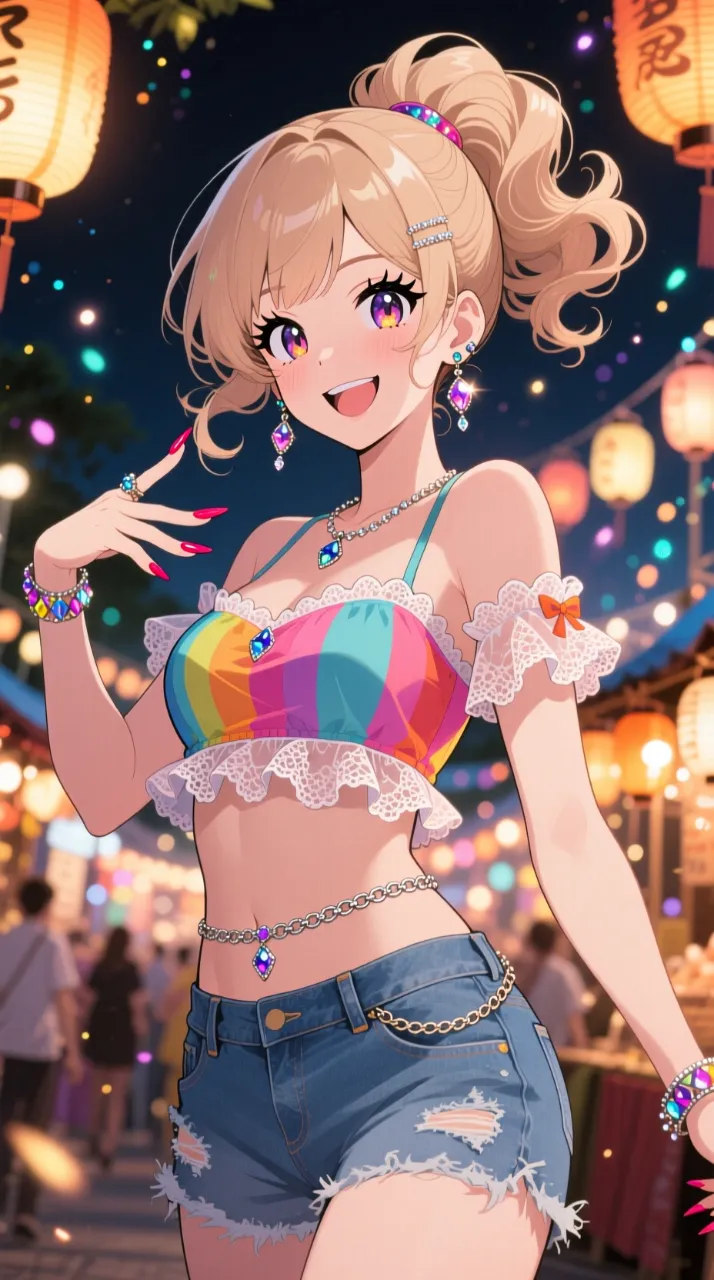 S ギャルが夏祭りに舞い降りた件