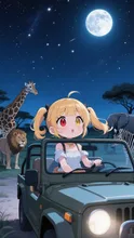 夜のサファリパーク