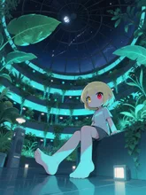 夜の植物園