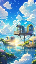 シャボン玉ホリデー — クリアファイルさんのAIイラスト
