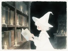 魔法学園のライブラリー