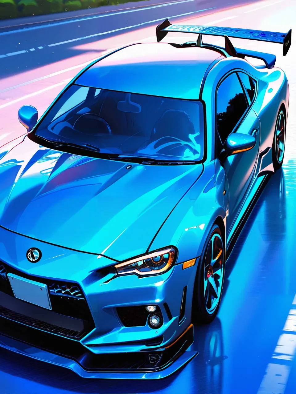 なんでハチロク?リバティーの34にしたらこうなった — 車も好きな扇風機(?)さんのAIイラスト