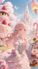 夢の中のお菓子の国·チャレンジ の投稿作品